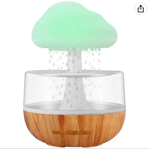 Rain Cloud Humidifier Water Drip, Essential Oil Diffuser with multi-Colors LED Lights - Ponno Mela